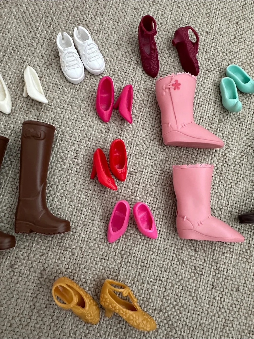 Assortment of Barbie Doll shoes